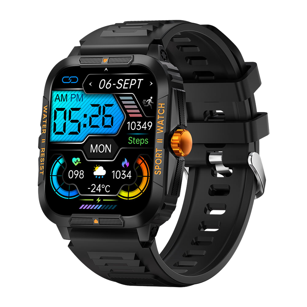 COLMI P76 Smartklocka 1.96 Utomhussport Fitness 3ATM Vattentät Orange
