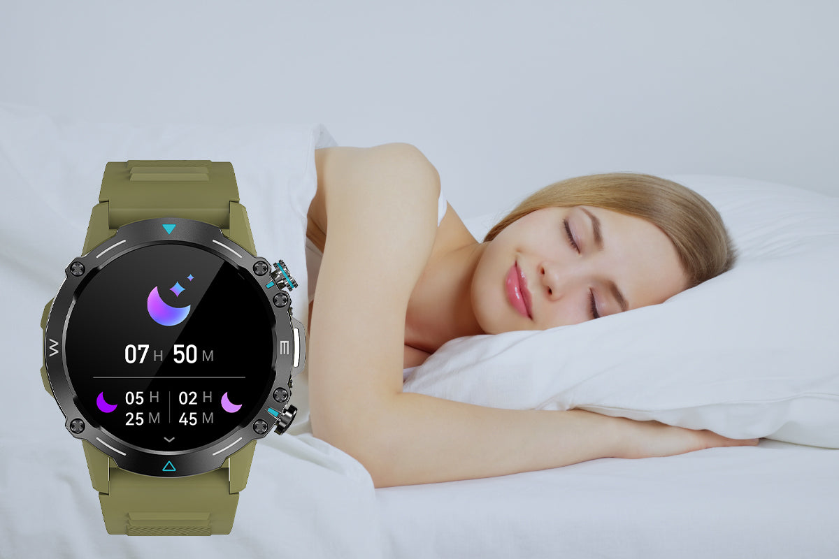 Colmi M42 smartklocka med sömnspårning, tunn design, fler än 100 sportlägen och 10 dagars batteritid.