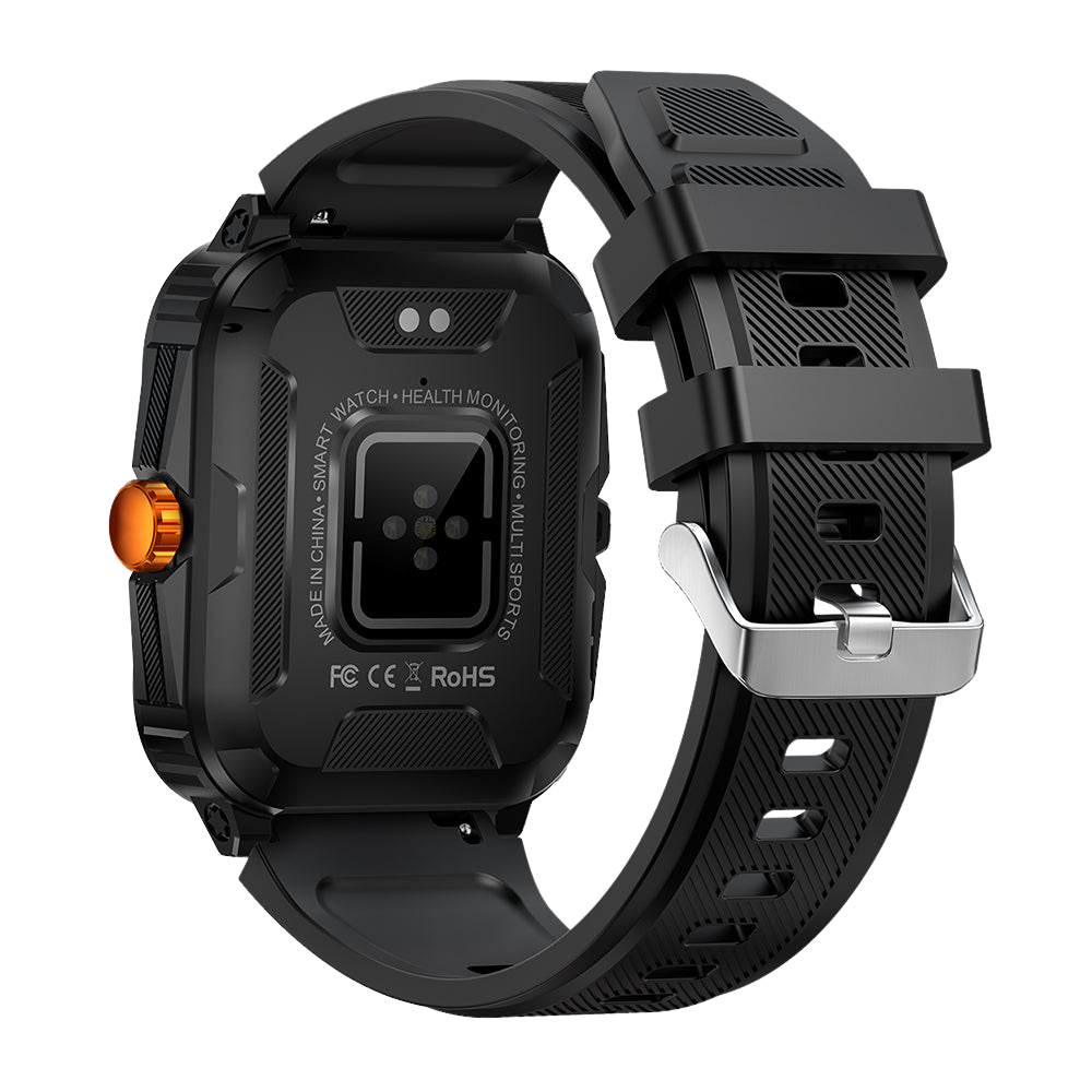 COLMI P76 Smartklocka 1,96 m Utomhussport Fitness 3 ATM Vattentät Orange Baksida
