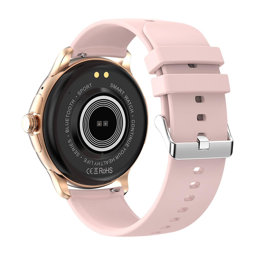 COLMI V72 Smartklocka Elegant AMOLED-skärm Fitnessspårning IP68 Vattentät Rosa Baksida
