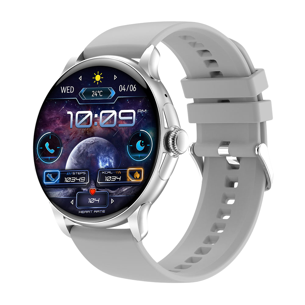 COLMI V72 Smartklocka Elegant AMOLED-skärm Fitnessspårning IP68 Vattentät Silver