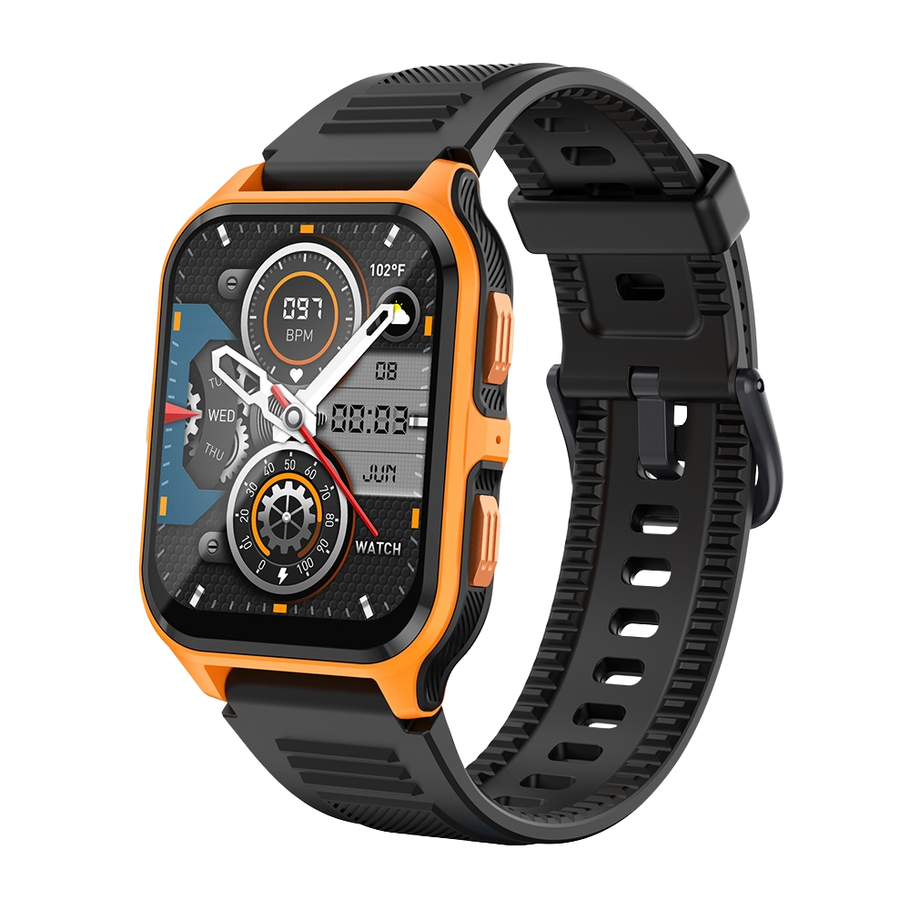 COLMI P73 Smartklocka 1,9″ Skärm Utomhussamtal IP68 Vattentät Smartklocka Orange Svart