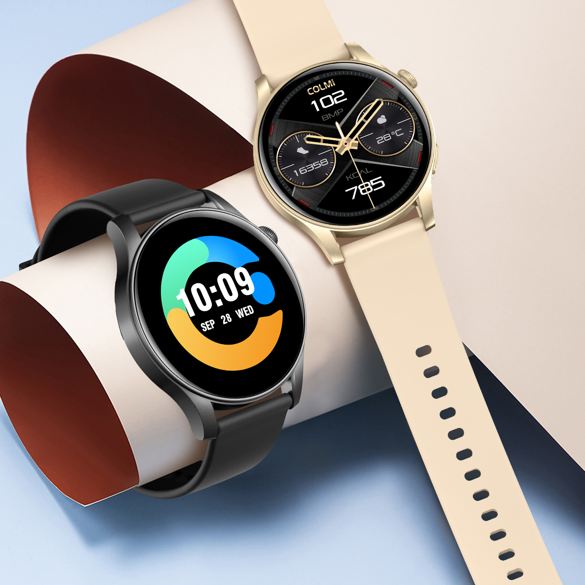 Colmi V73 smartklocka med stor AMOLED-skärm, smartklocka för fitness