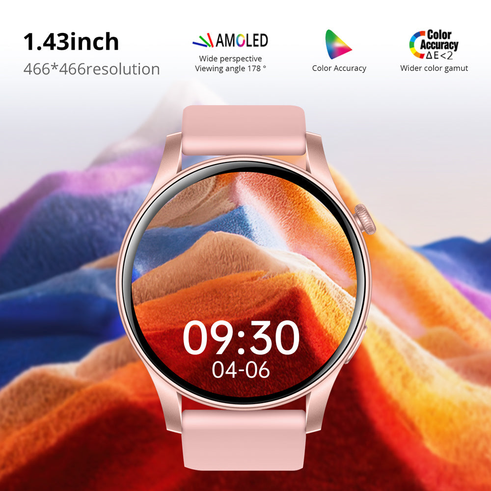 Colmi V73 smartklocka med AMOLED-skärm, smartklocka för fitnessspårning